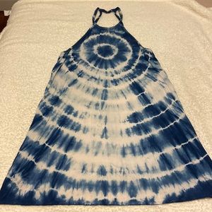 Tie dye blue American eagle dress. Size: SP